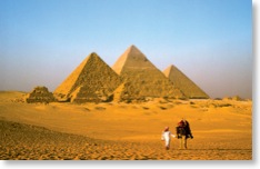 The Great Pyramid at Giza, Egpt